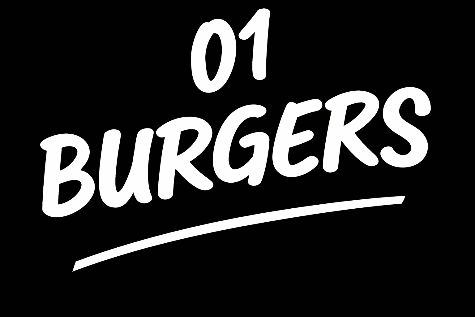 Bold 01 Burgers logo design