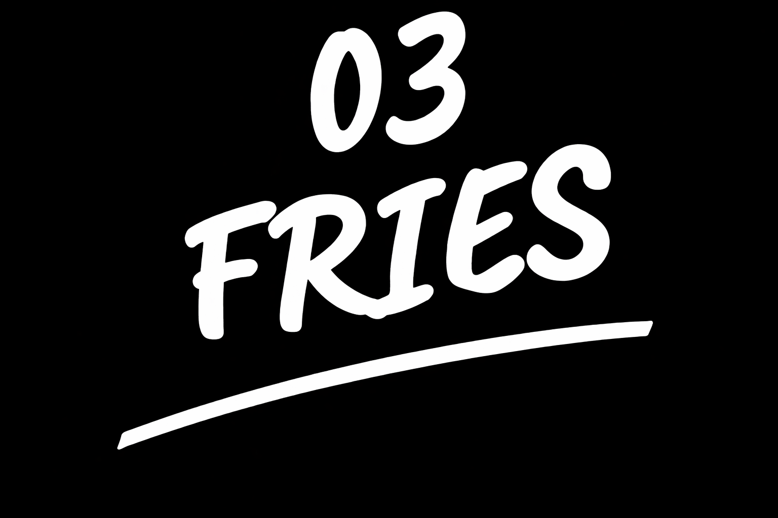 Fries 03 sign design